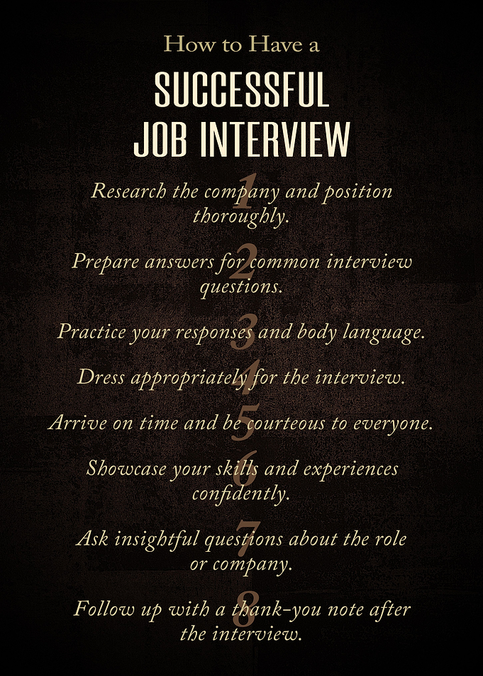 How to have a successful