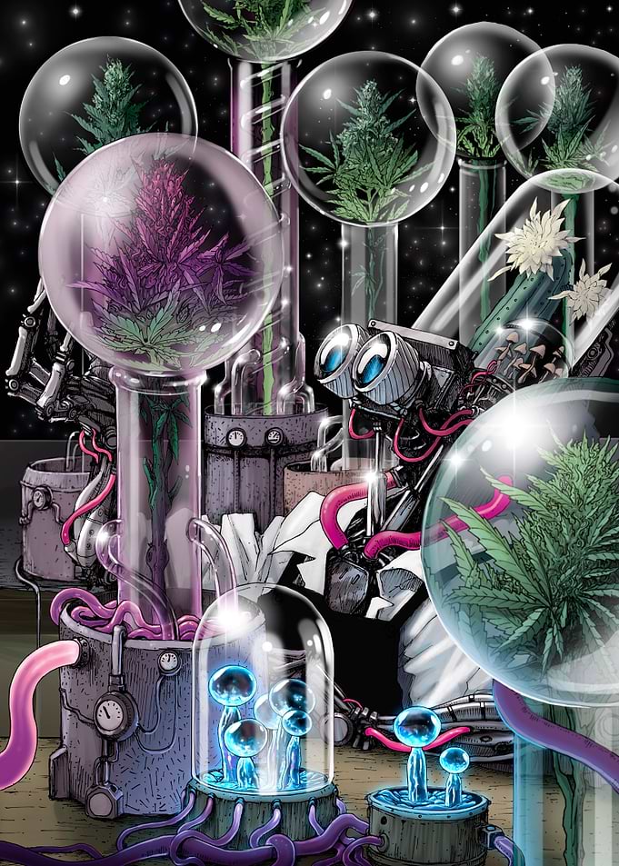 TRICHOMES LOLLIPOPING