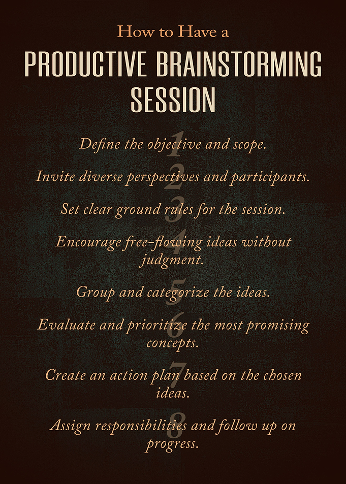 How to have a productive