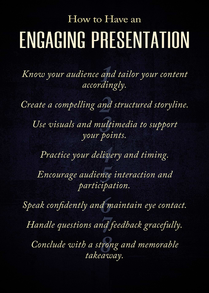 How to have an engaging