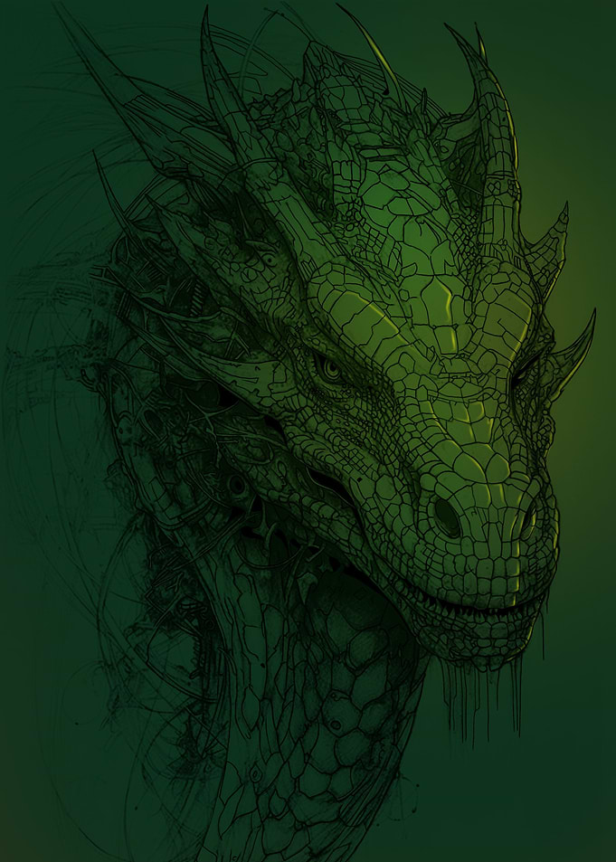dragon portrait