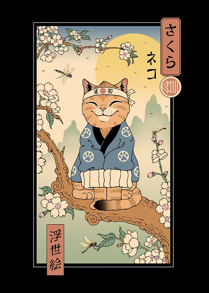 Meowster in Sakura Branch
