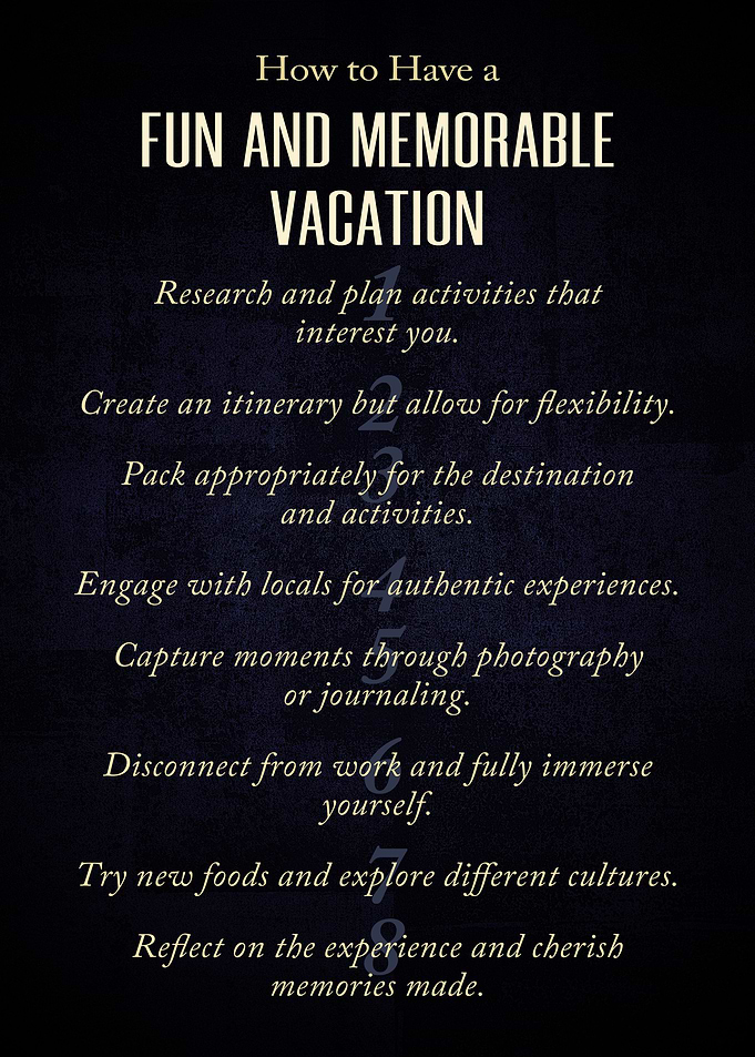 How to have a fun and