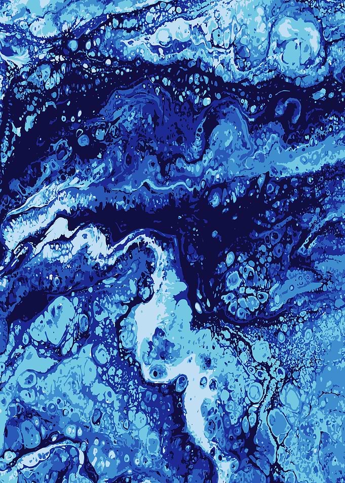 Dark Blue Liquid