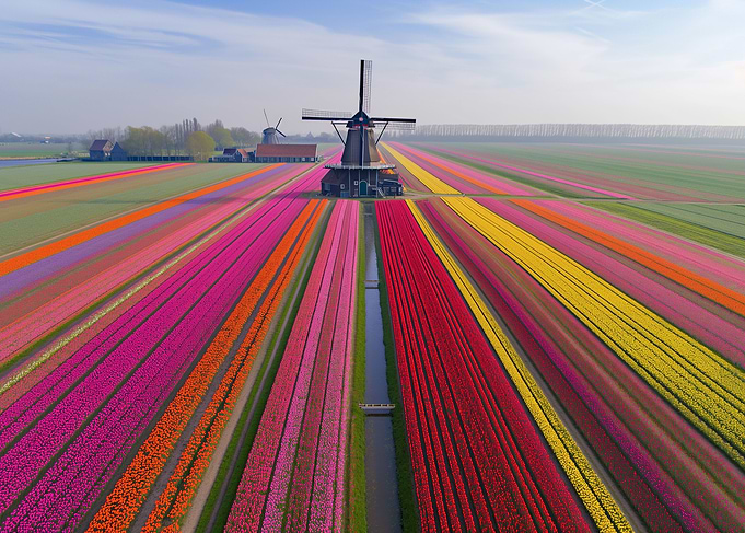 Netherlands Tulip Fields