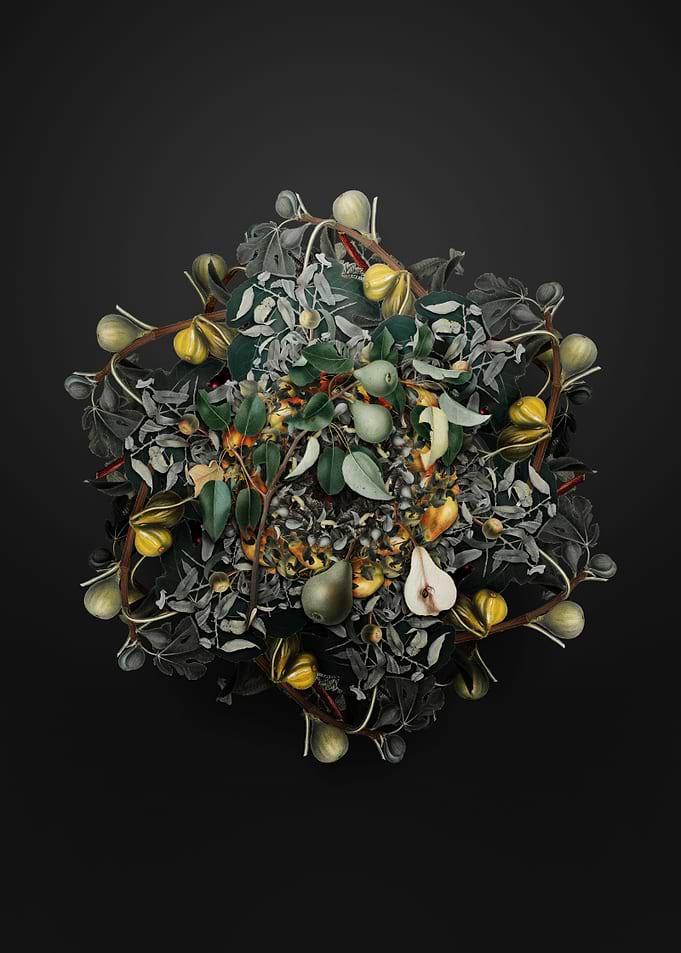 Pear Fruit Wreath