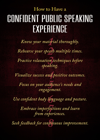How to have a confident