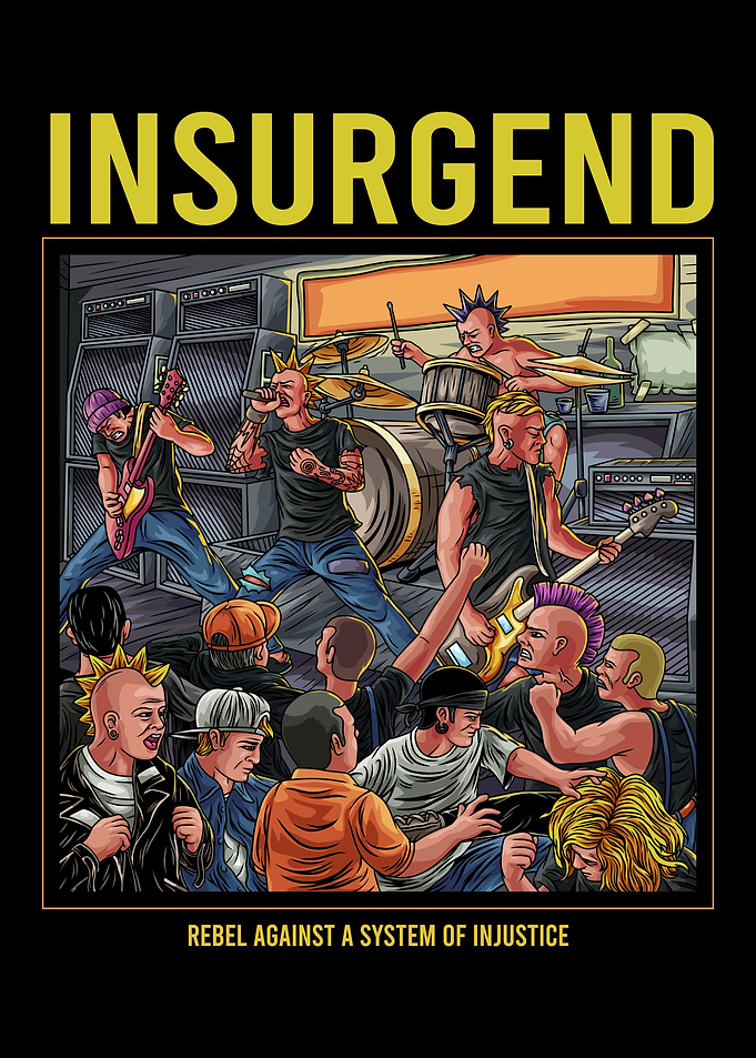 Punk Rock Show With Text