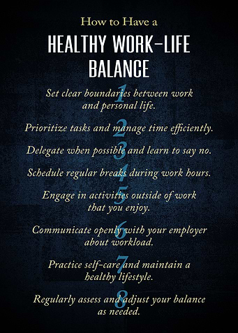 How to have a healthy work