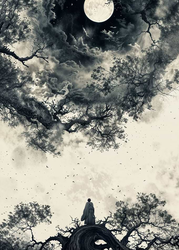Moonlit Silhouette