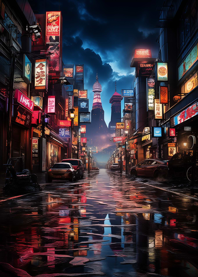 Tokyo Night Street