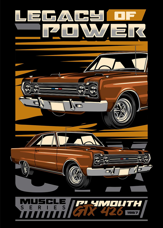 Retro 426 GTX Hemi Car
