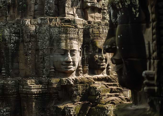 A majestic view of ancient