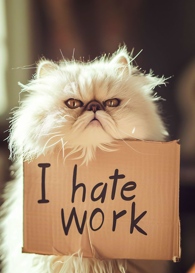 I hate work