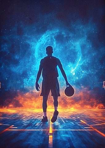 Basketball Colorful Sports