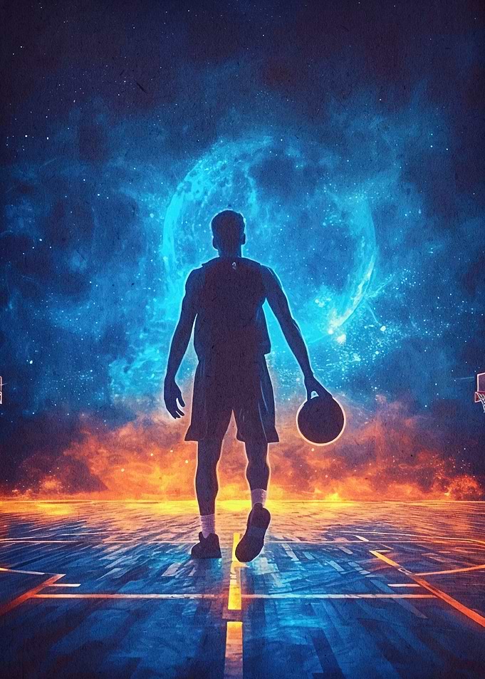 Basketball Colorful Sports
