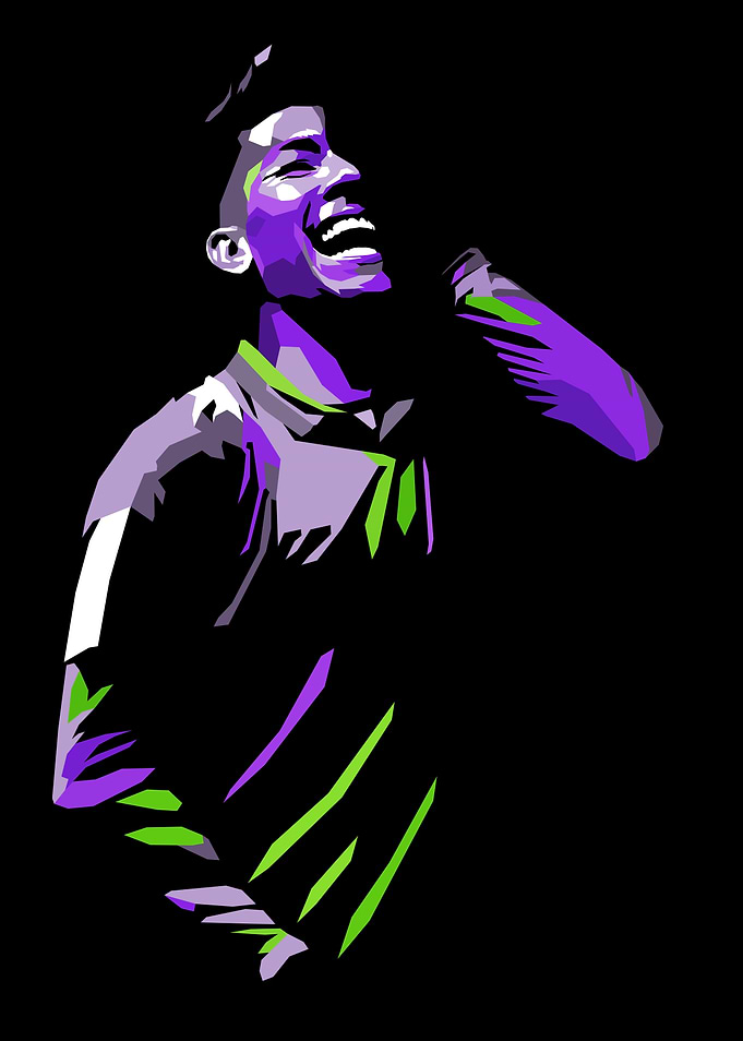 Football Player Pop Art