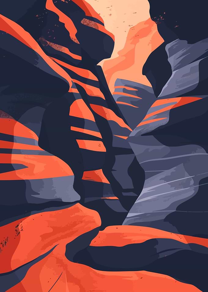 Antelope Canyon Travel Art