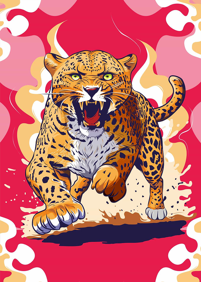 ANGRY LEOPARD RUN