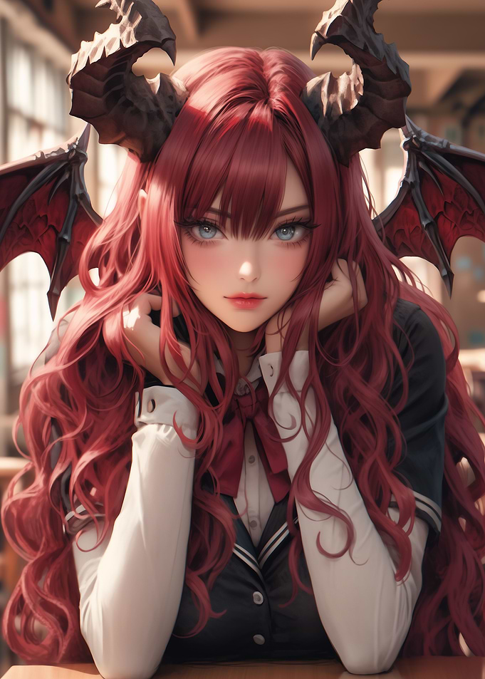 Dragon Kawaii Girl