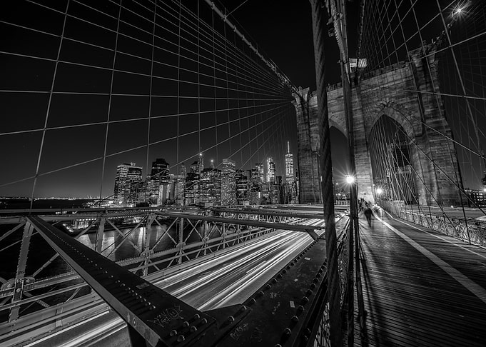 Brooklyn bridge lights
