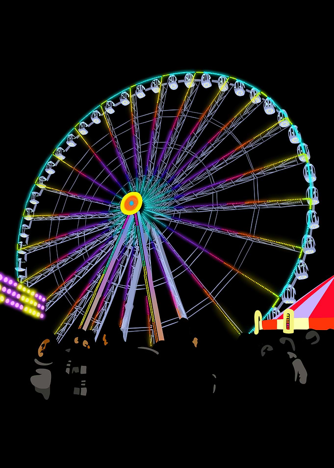 Neon Wheel