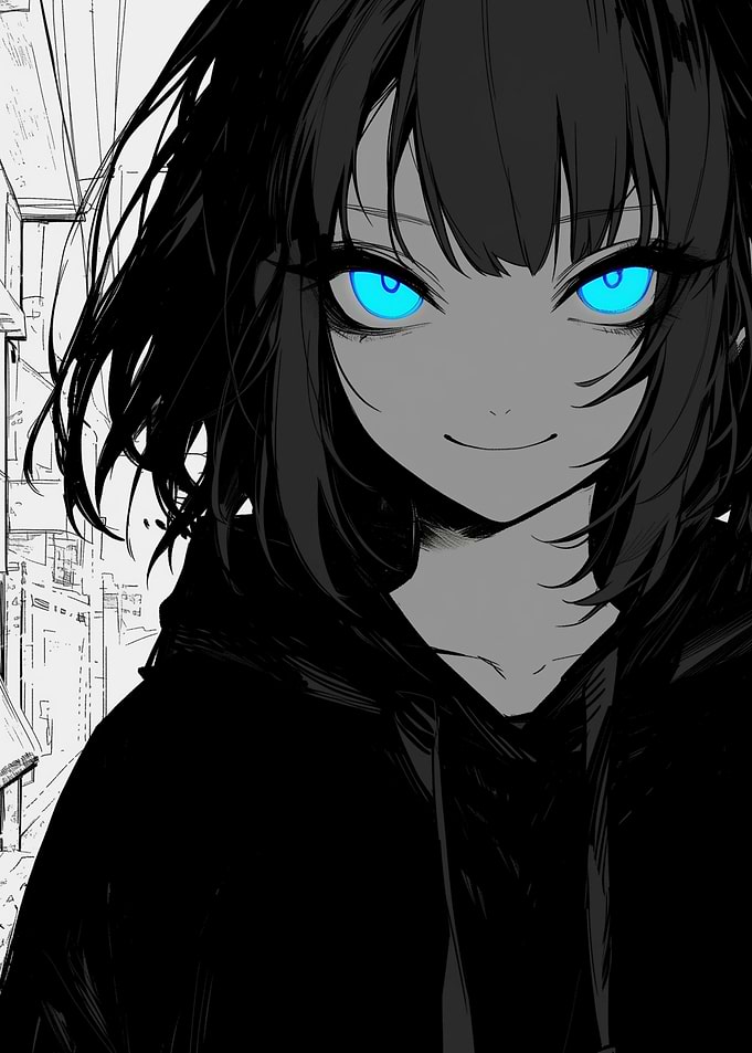 Blue Eye Glow