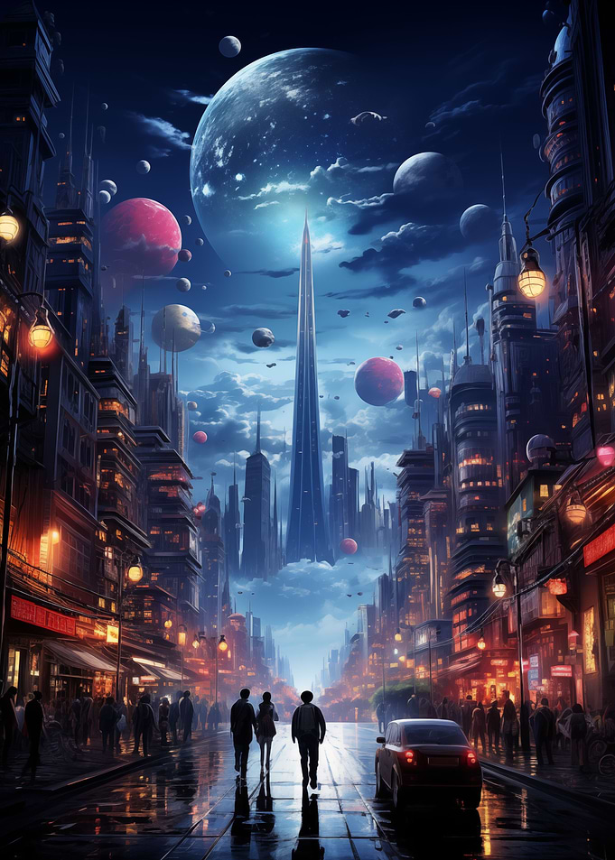 Cyberpunk City Of lights