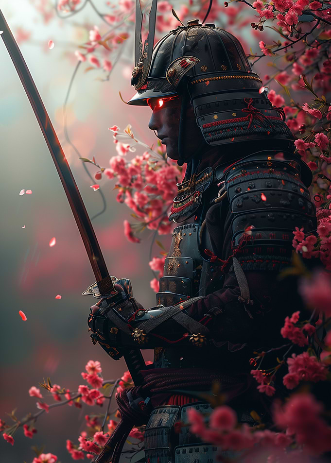 Japanese Samurai Sakura