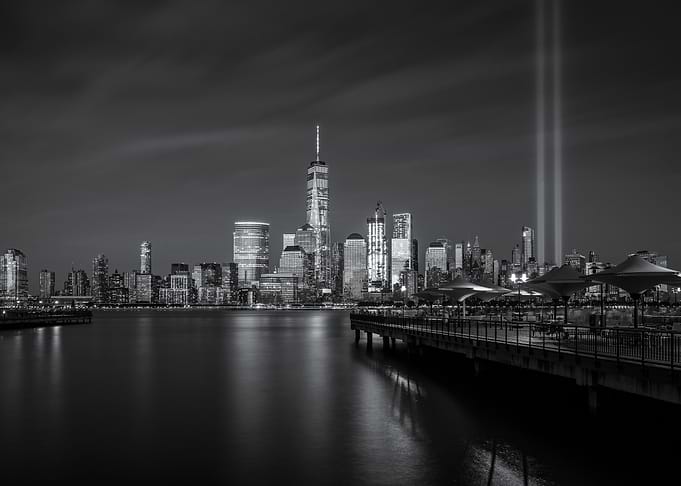 WTC tribute in light
