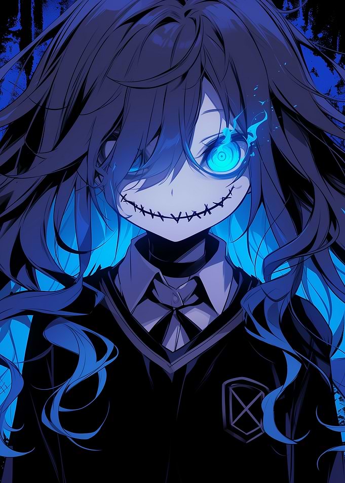 Blue Eye Glow