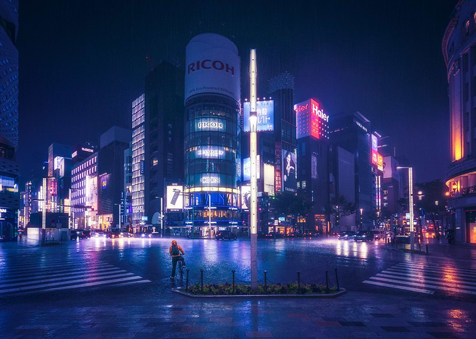 Storm over Tokyo