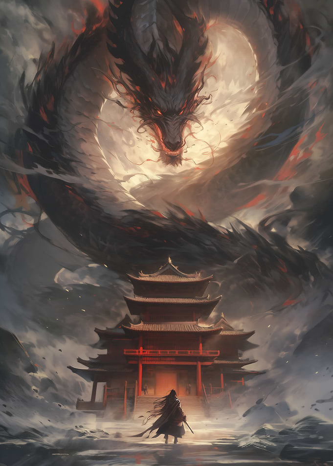 Samurai vs Dragon
