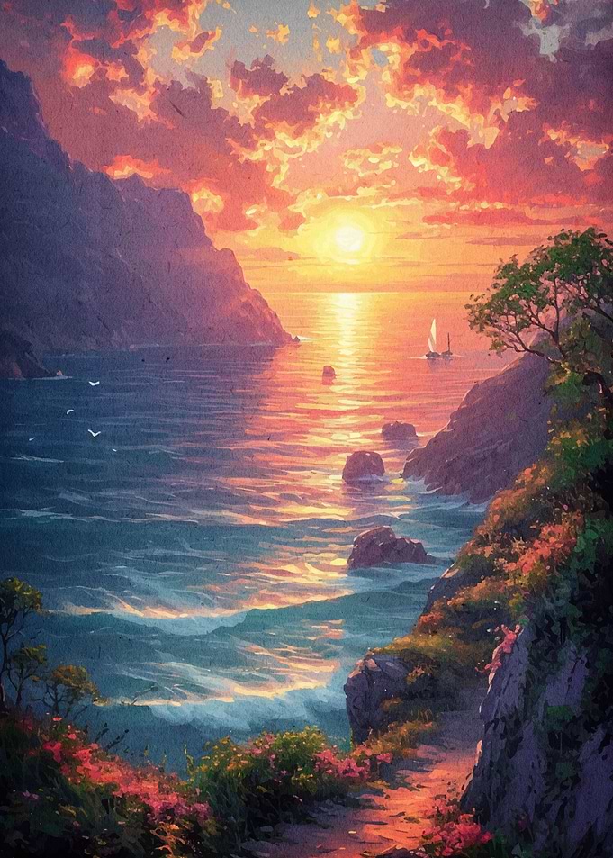 Sunset Landscape Nature