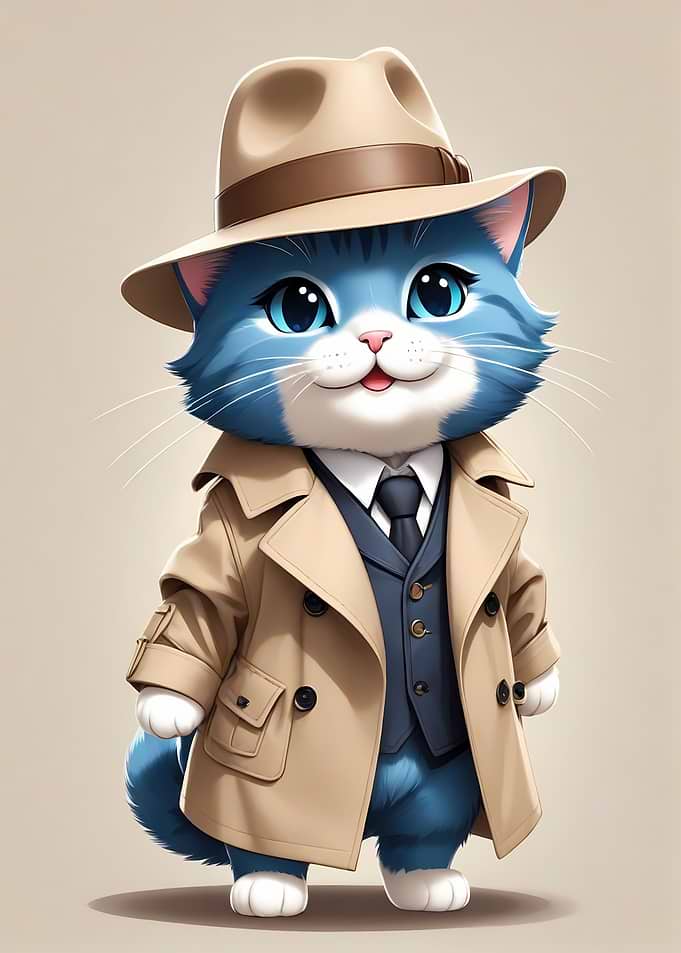 Smiling Chibi Cat