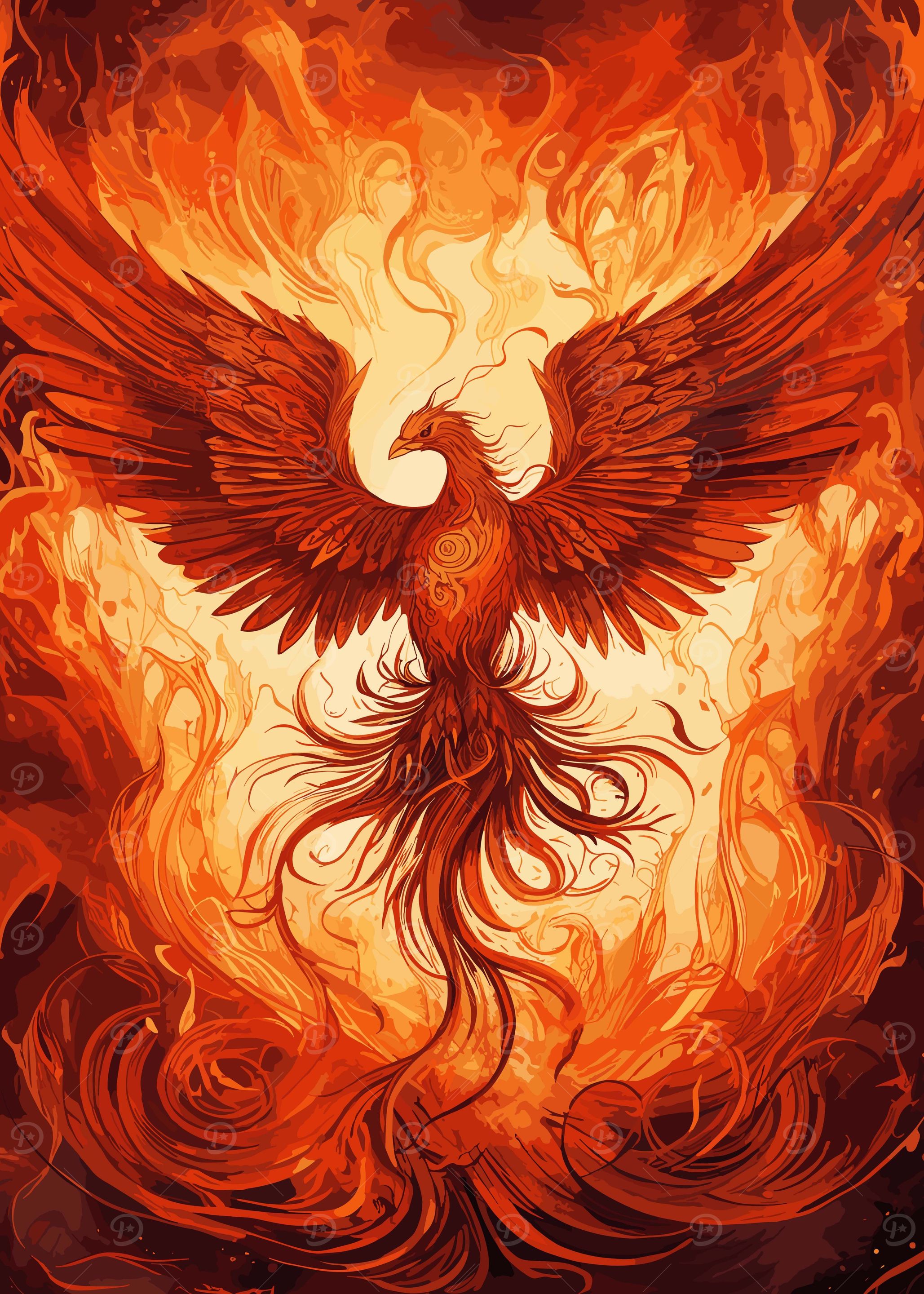 The Phoenix (3 of 3) metal poster - Limited Edition | Displate