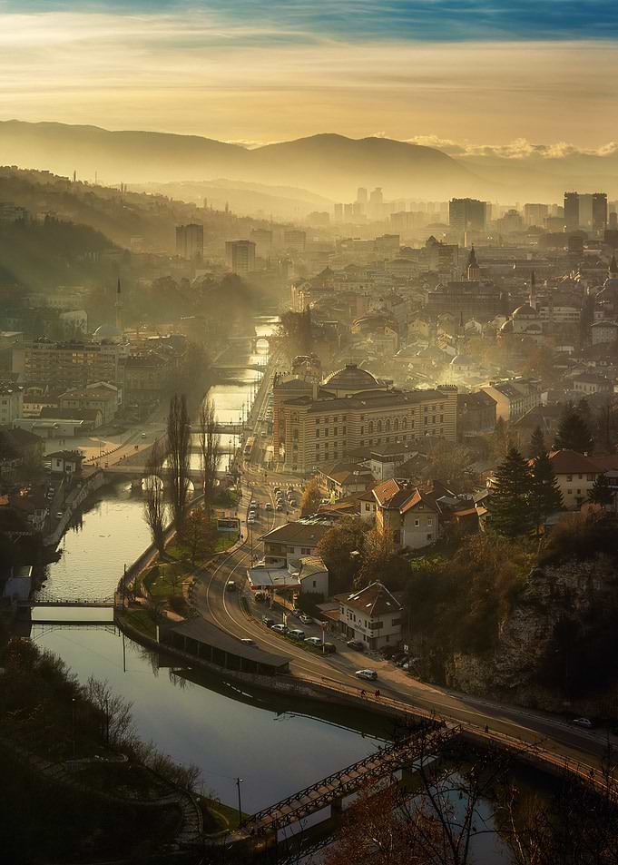 Sarajevo sunset