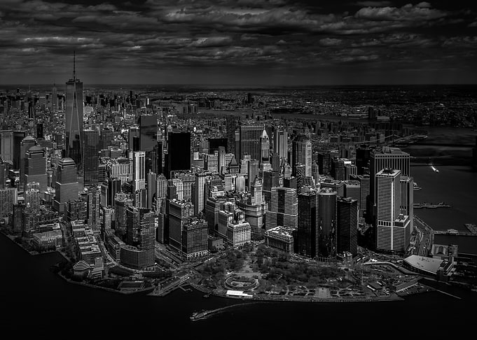 Manhattan - birds eye view