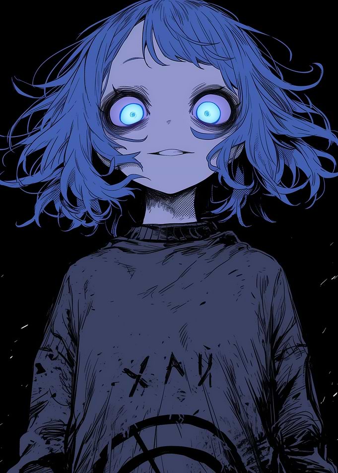 Blue Eye Glow