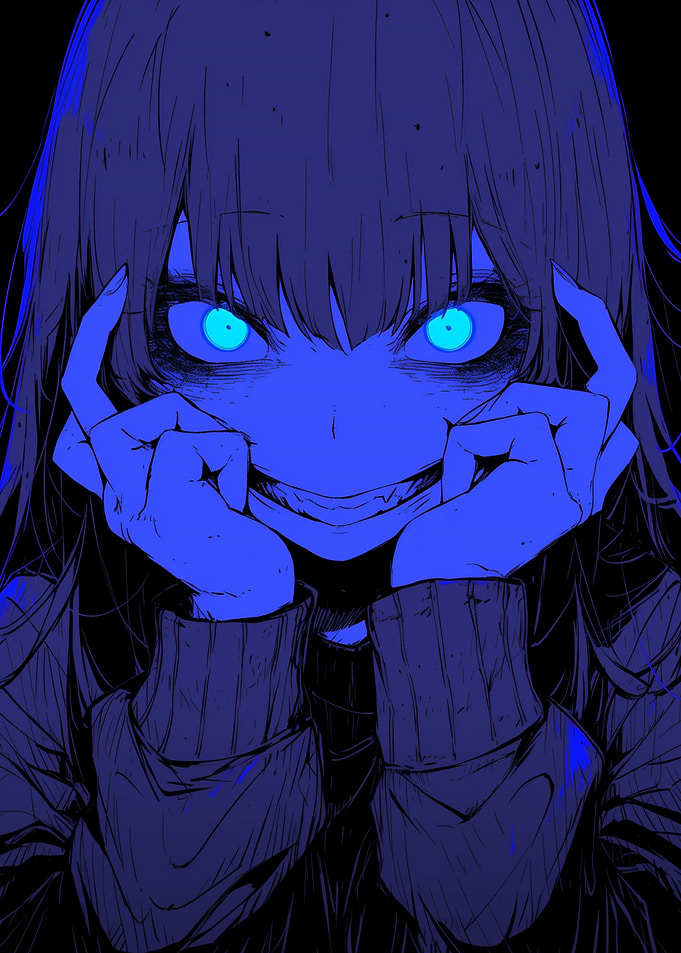 Blue Eye Glow