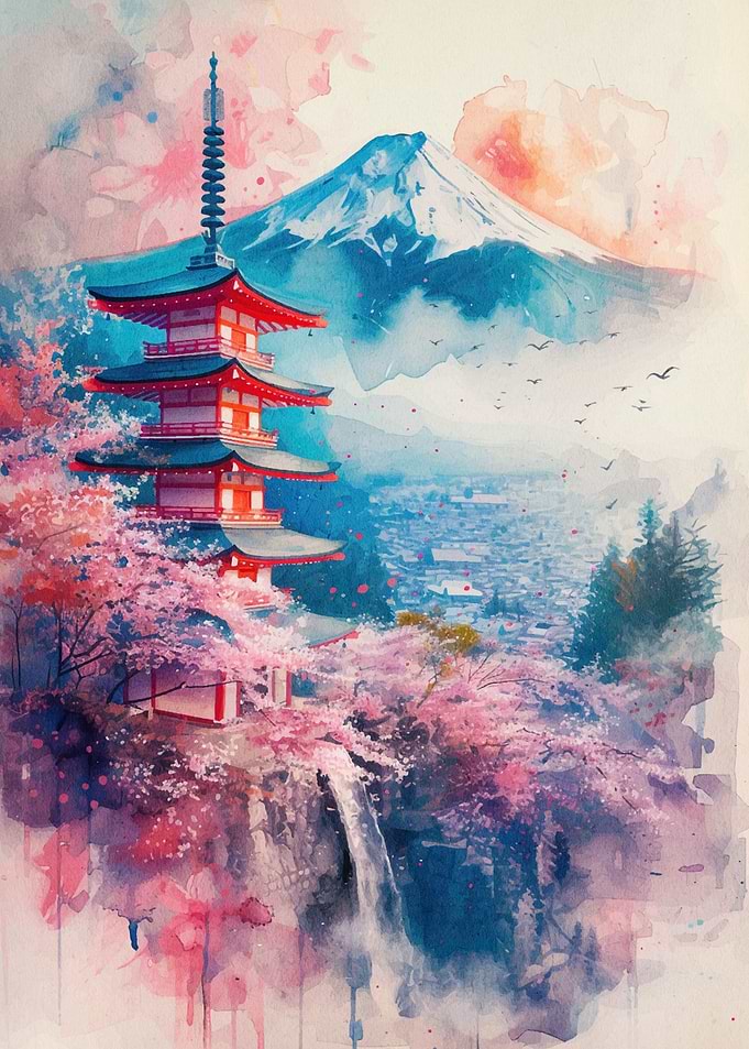 Mount Fiji Japanese