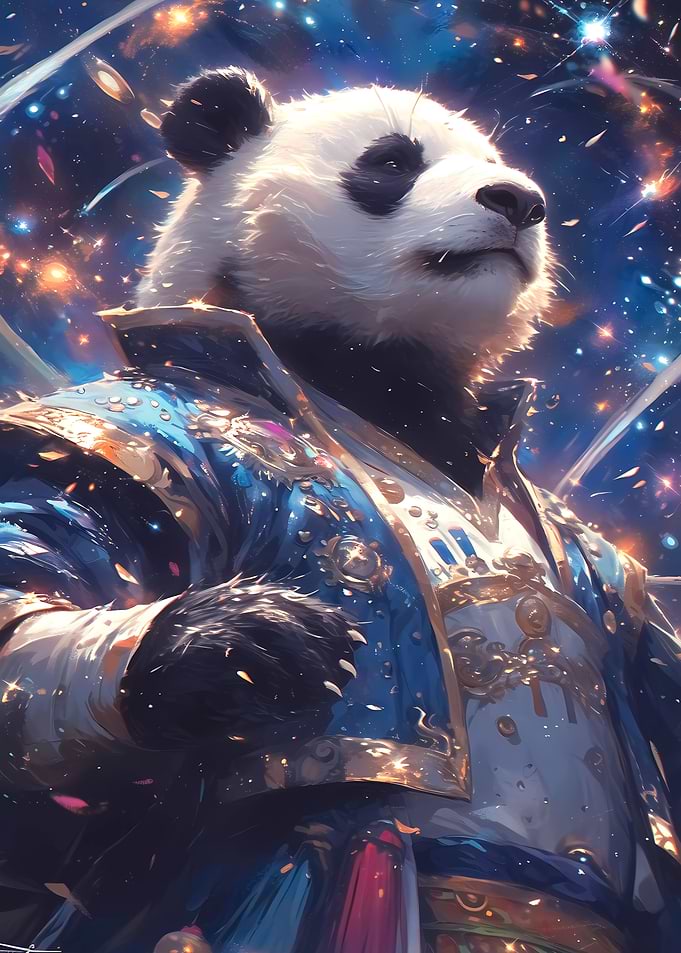 Panda Cosmic Journey