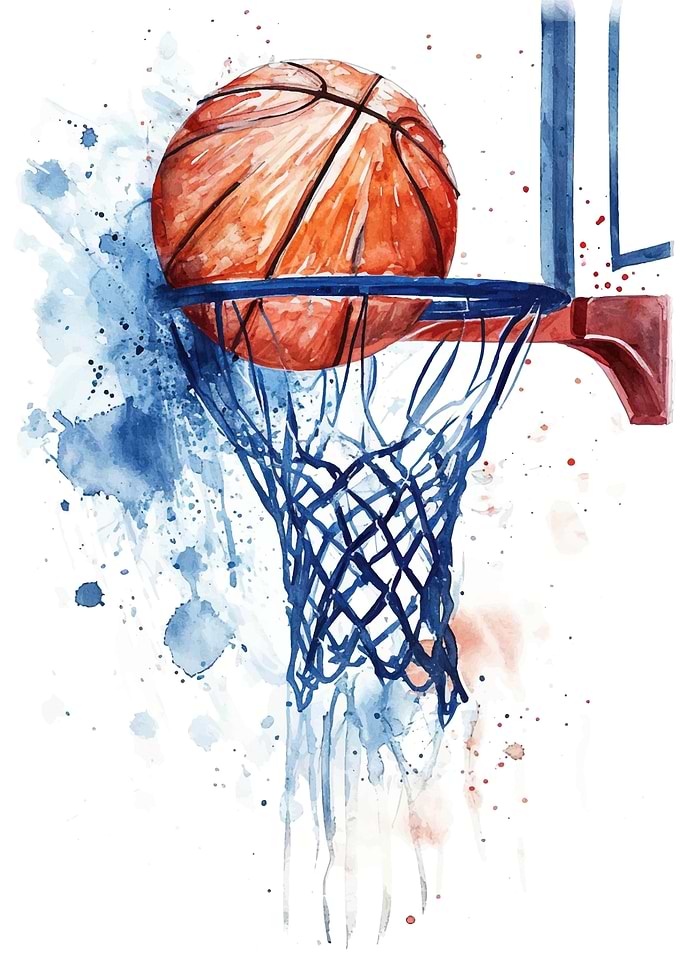 Basketball Watercolor