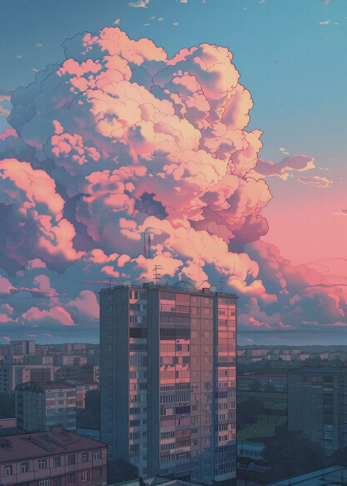 Yerevan Cityscape Anime