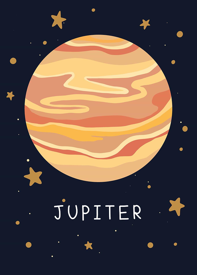 Jupiter space illustration