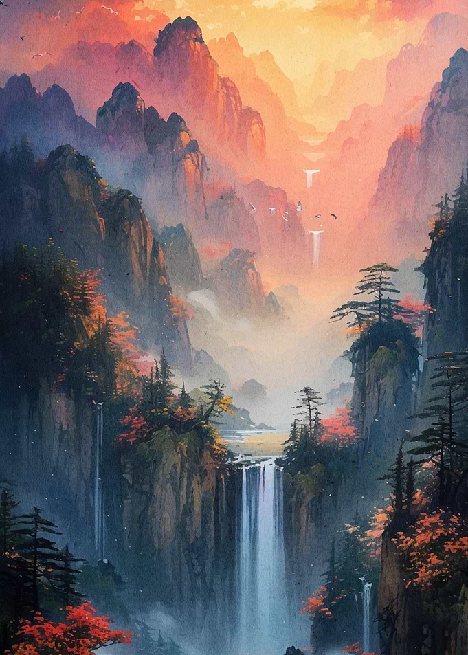 Mountain Sunset Beautiful