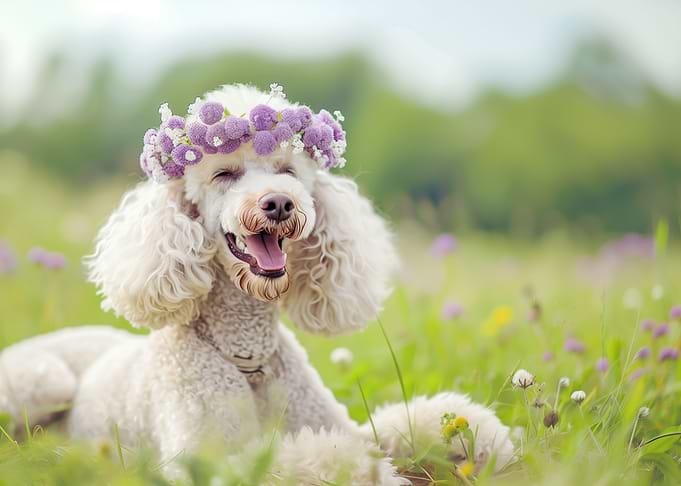 Poodle dog