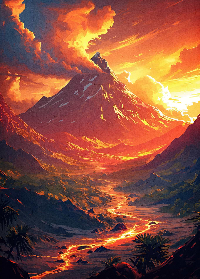 Mountain Sunset Beautiful