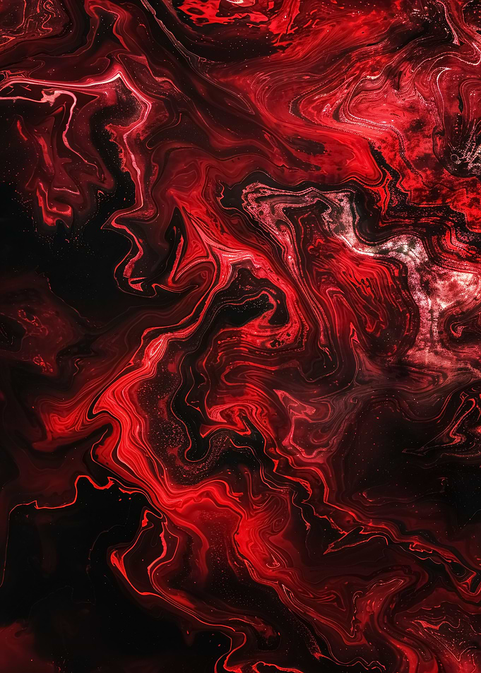 Red Black Swirls