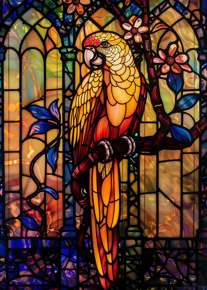 Stained Parot Companion